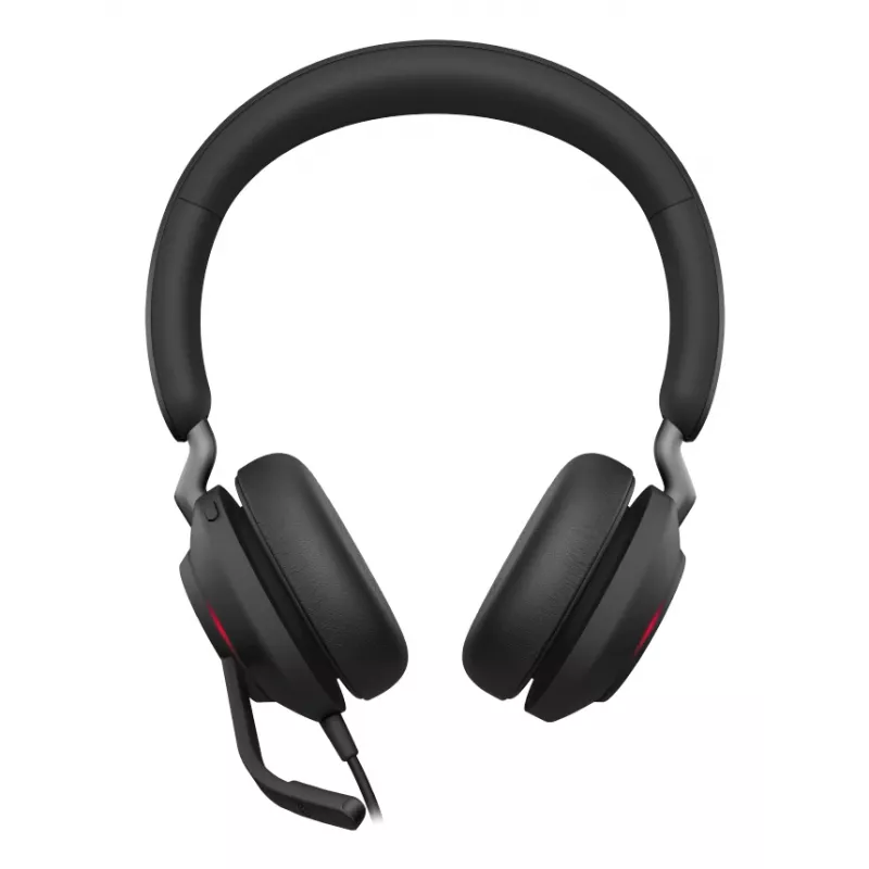 Jabra Evolve2 40 SE headset káblový hlavový most hovory/hudba USB Type-C / USB Type-A čierny