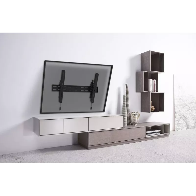 Neomounts WL35S-850BL18 TV nástenný držiak 43-86 inch - naklápací - uzamykateľný - rýchla inštalácia