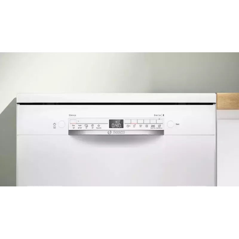 Voľne stojaca umývačka riadu Bosch Serie 2 SMS2ITW09E — 13 súprav riadu, 46 dB, 60 cm, sušenie výmenníkom tepla