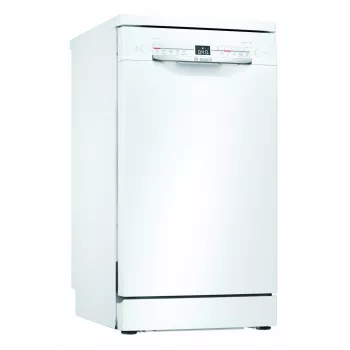 Voľne stojaca umývačka riadu Bosch SPS40E22EU, Slimline 45 cm, 9 súprav riadu, 5 programov, 48 dB, biela