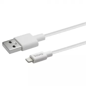 USB kábel Savio CL-192 1m USB A USB 2.0 biela