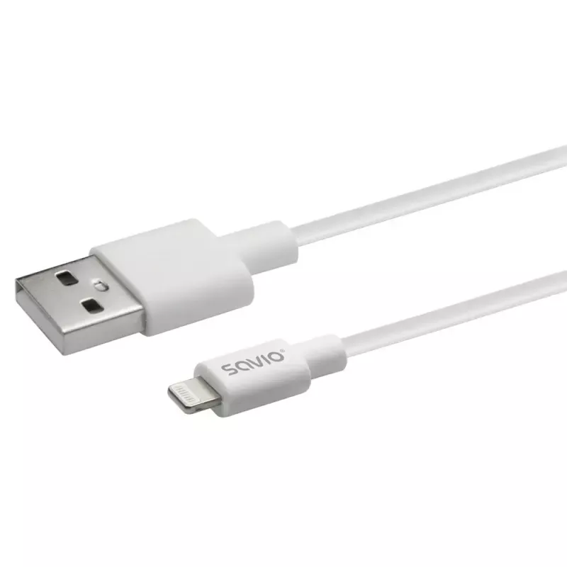USB kábel Savio CL-192 1m USB A USB 2.0 biely