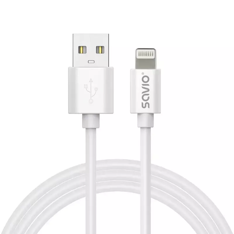 USB kábel Savio CL-192 1m USB A USB 2.0 biely