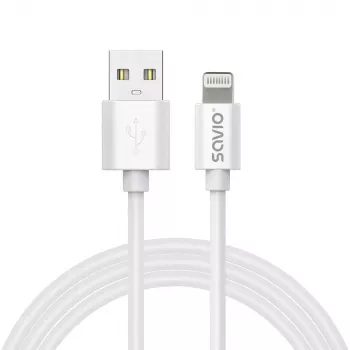USB kábel Savio CL-192 1m USB A USB 2.0 biela