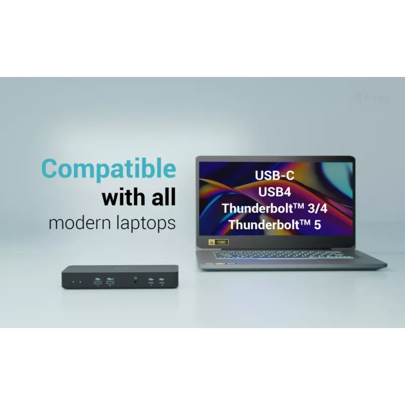 I-tec USB-C Intelligent Triple Display dokovacia stanica + Power Delivery 100W