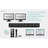 ITEC i-tec USB-C KVM Dock PRO pre tri hostiteľské zariadenia, Dual-Video, 2x Power Delivery (max. 92W), USB 3.2, 10 Gbit/s, Gigabit Ethernet