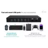 ITEC i-tec USB-C KVM Dock PRO pre tri hostiteľské zariadenia, Dual-Video, 2x Power Delivery (max. 92W), USB 3.2, 10 Gbit/s, Gigabit Ethernet