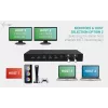 ITEC i-tec USB-C KVM Dock PRO pre tri hostiteľské zariadenia, Dual-Video, 2x Power Delivery (max. 92W), USB 3.2, 10 Gbit/s, Gigabit Ethernet