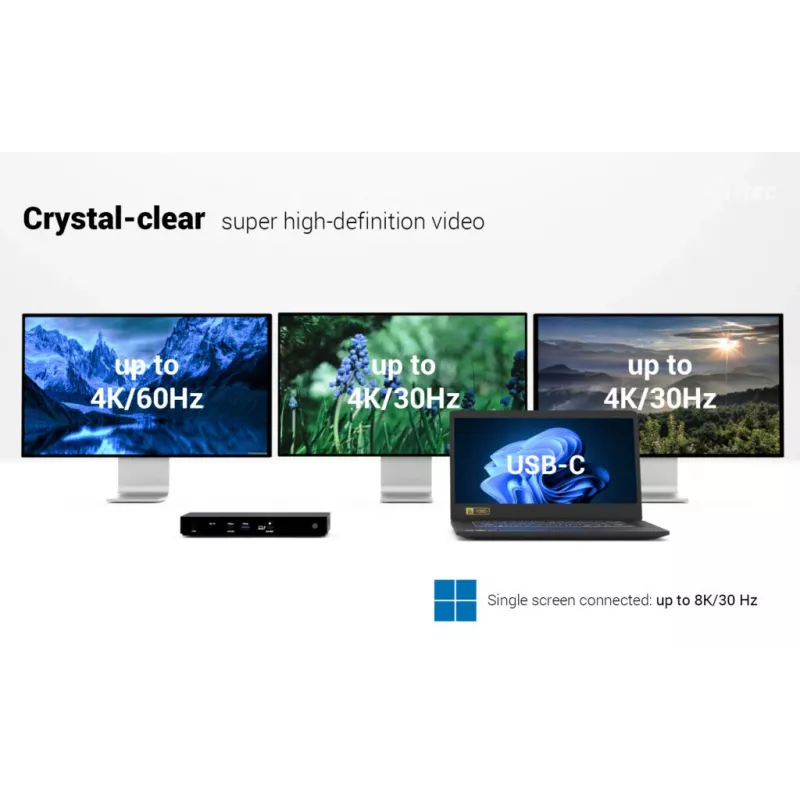i-tec Thunderbolt4 Triple Display dokovacia stanica + Power Delivery 96W