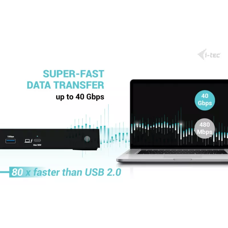 i-tec Thunderbolt4 Triple Display dokovacia stanica + Power Delivery 96W
