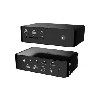 i-tec Thunderbolt5 Quattro Display dokovacia stanica, 5x USB, 2,5 GLAN + Power Delivery 140W