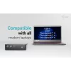 i-tec Thunderbolt5 Quattro Display dokovacia stanica, 5x USB, 2,5 GLAN + Power Delivery 140W