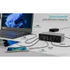 i-tec Thunderbolt5 Quattro Display dokovacia stanica, 5x USB, 2,5 GLAN + Power Delivery 140W