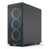 PC skriňa Fractal Design Epoch čierna TG RGB Light Tint Midi Tower čierna