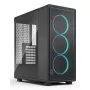 PC skriňa Fractal Design Epoch čierna TG RGB Light Tint Midi Tower čierna