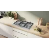 Bosch Serie 4 PGQ7B5K90 varná doska nerezová vstavaná 75 cm plynová 5 zón