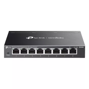 TP-Link Omada ES208G sieťový switch Managed L2 Gigabit Ethernet (10/100/1000) čierny