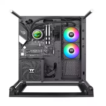 Súprava na kvapalinové chladenie Thermaltake CL-W414-PL12SW-A 12 cm čierna