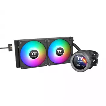 Súprava na kvapalinové chladenie Thermaltake CL-W414-PL12SW-A 12 cm čierna