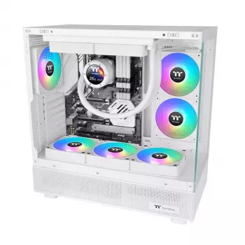 Ventilátor na chladenie PC Thermaltake CT140 EX ARGB Sync biely (balenie 3 ks)