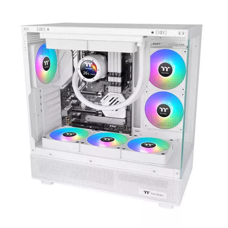 Ventilátor na chladenie PC Thermaltake CT140 EX ARGB Sync biely (balenie 3 ks)