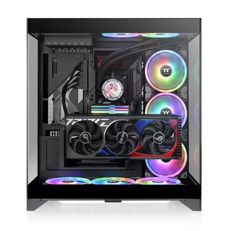 PC skriňa Thermaltake CTE E550 TG Midi Tower čierna