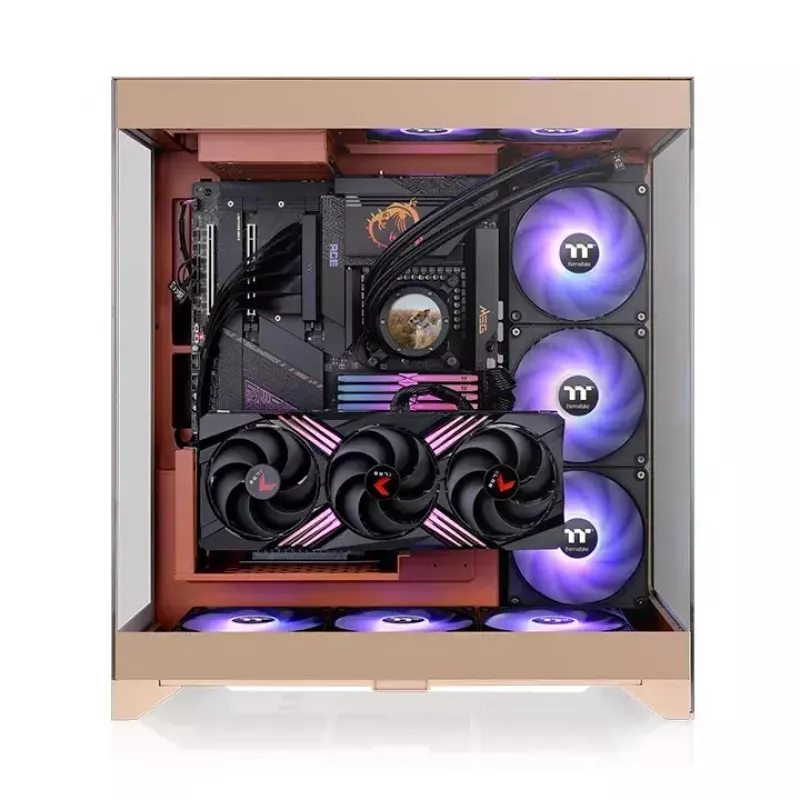 PC skriňa Thermaltake CTE E550 TG Midi Tower piesková