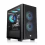 PC skriňa Thermaltake Versa H16 TG ARGB Micro Tower čierna