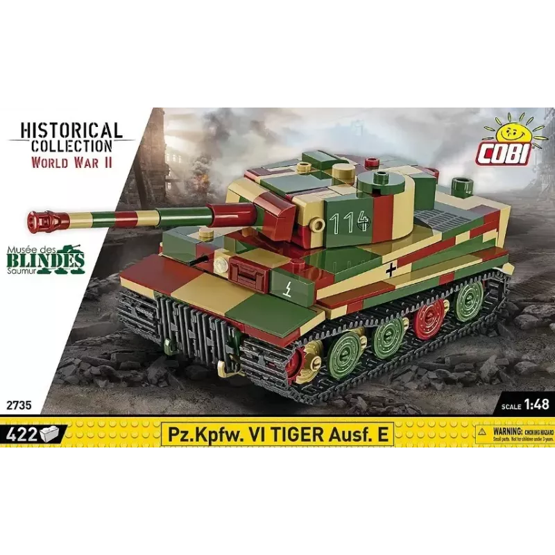 Cobi Pz.Kpfw. VI Tiger Ausf. E stavebnica, 1:48, 422 dielikov