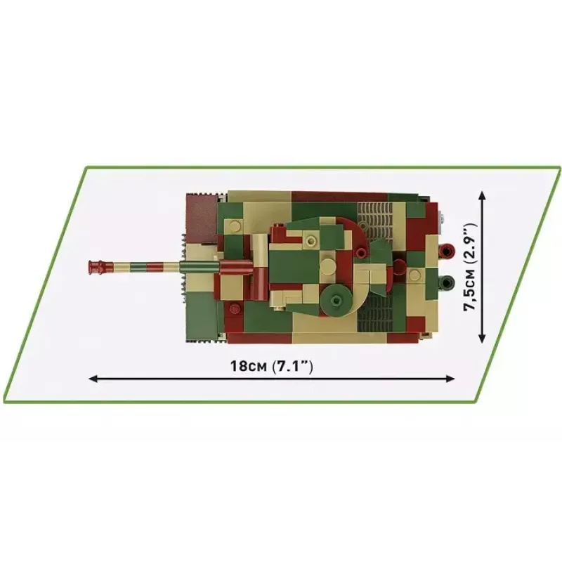 Cobi Pz.Kpfw. VI Tiger Ausf. E stavebnica, 1:48, 422 dielikov