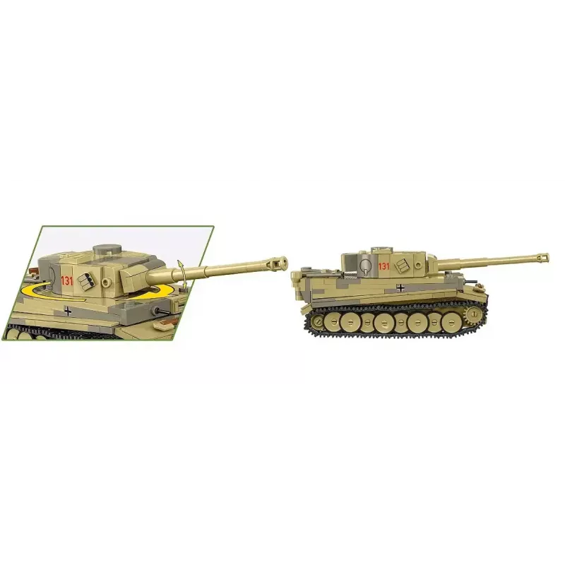 Stavebnica Cobi Panzer VI Tiger I 442 dielov model COIB-2734