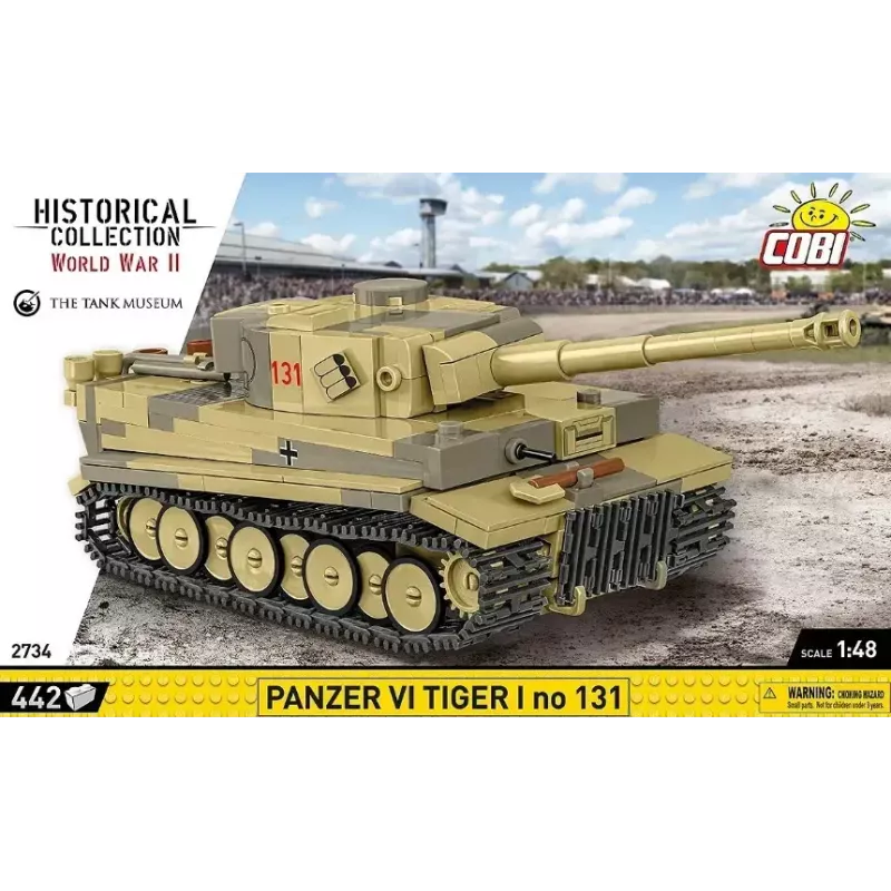 Stavebnica Cobi Panzer VI Tiger I 442 dielov model COIB-2734