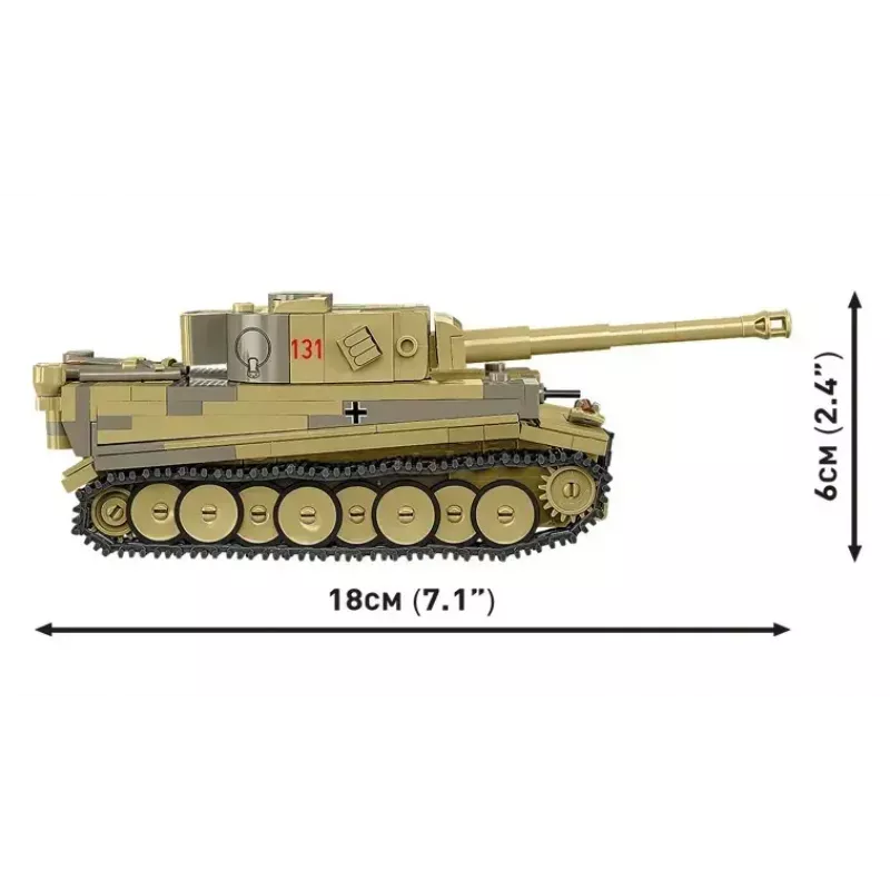 Stavebnica Cobi Panzer VI Tiger I 442 dielov model COIB-2734