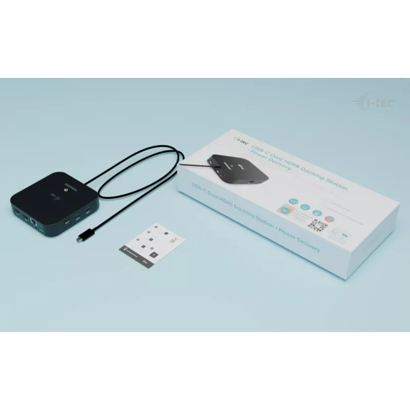 Dokovacia stanica ITEC USB-C Dual HDMI C31DUALHDMIDOCKPD — Dual 4K 60Hz, 100W Power Delivery