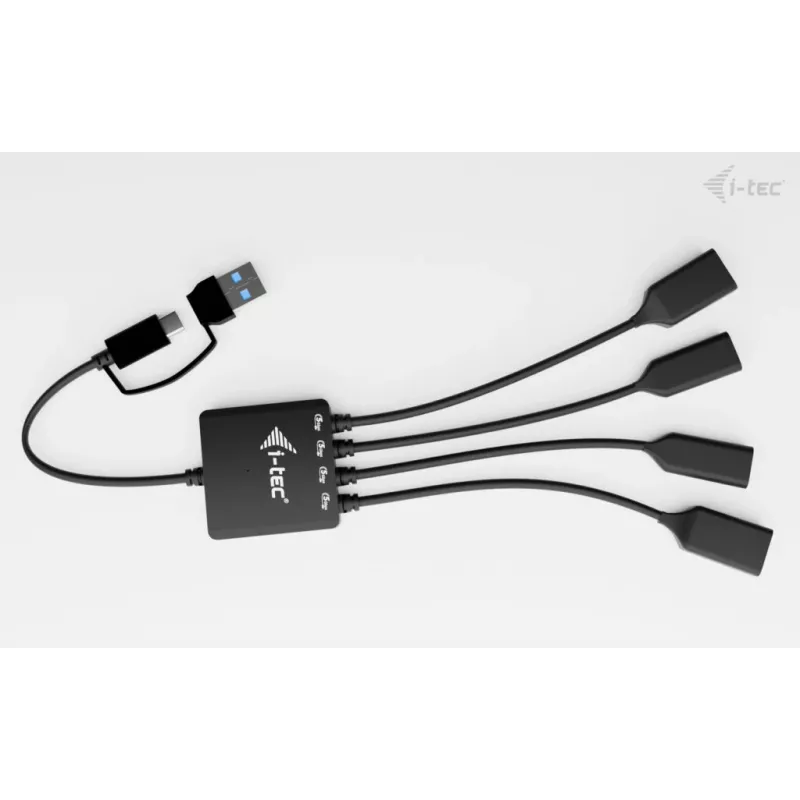 i-tec USB-C/USB-A káblový HUB 4 porty (2x USB-C, 2x USB-A)