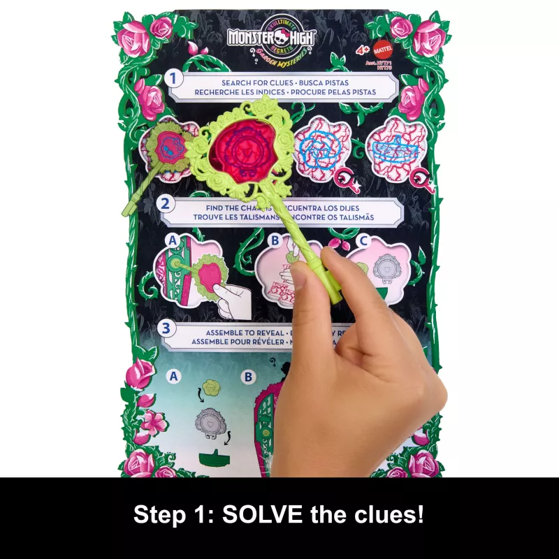 Monster High Skulltimate Secrets Garden Mysteries sada, bábika Venus McFlytrap s viac ako 19 prekvapeniami