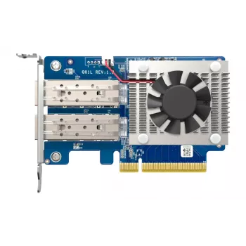 QNAP dvojportová 10GbE SFP+ sieťová rozširujúca karta QXG-10G2SF-NXE PCI Express káblová