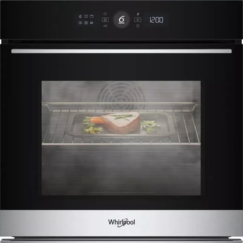 Whirlpool WOI5S8HM1SXA 73 L čierna, nerezová oceľ