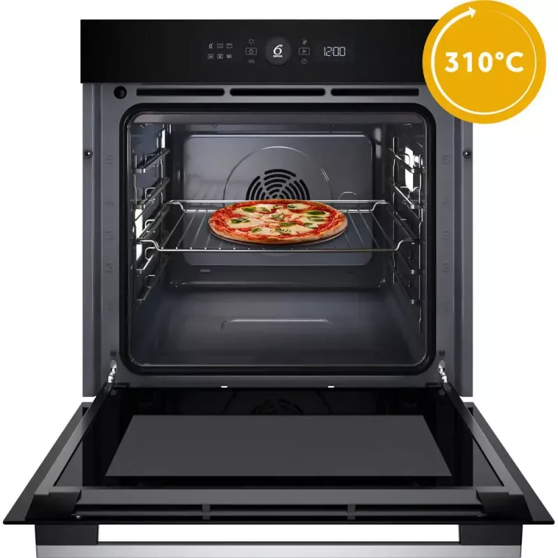 Whirlpool WOI5S8HM1SXA 73 L čierna, nerezová oceľ