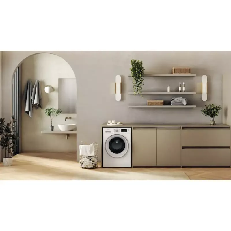 Práčka so sušičkou WHIRLPOOL FFWDB 864489 SV EE plnenie vpredu 6 kg 1400 ot/min biela