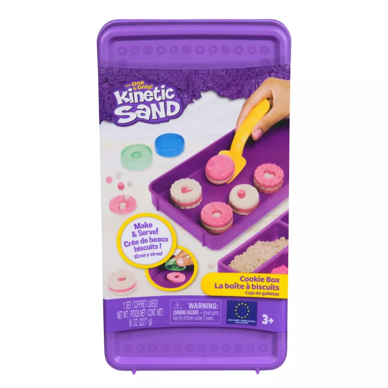 Spin Master Kinetic Sand - škatuľa na sušienky, hrací piesok