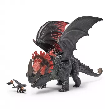 11-palcová hračka draka Spin Master — World of Berk: Red Death Chomping Rampage s exkluzívnou figúrkou Toothless, od 4 rokov