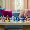 Unicorn Academy, Ava & čarovný rastlinný list so svetelným efektom, 2 jazdecké doplnky, bábiky & hračka jednorožca pre dievčatá od 4 rokov