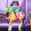 Unicorn Academy, Ava & čarovný rastlinný list so svetelným efektom, 2 jazdecké doplnky, bábiky & hračka jednorožca pre dievčatá od 4 rokov