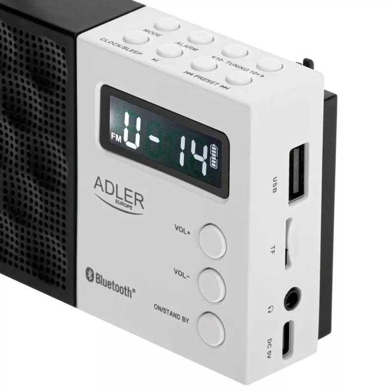 Digitálne rádio Adler AD 1908 PLL AM/FM s budíkom