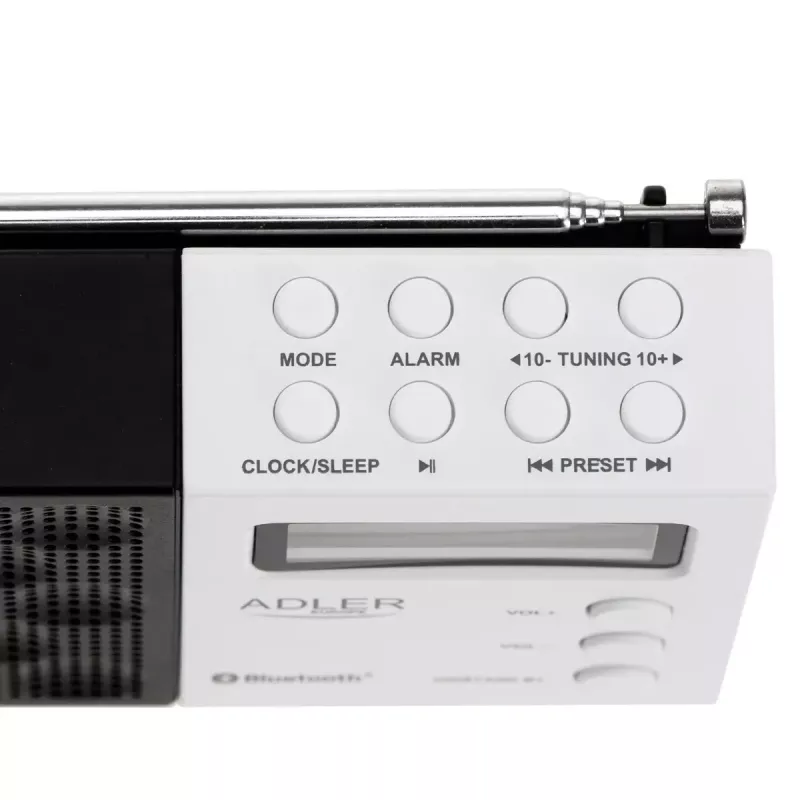 Digitálne rádio Adler AD 1908 PLL AM/FM s budíkom