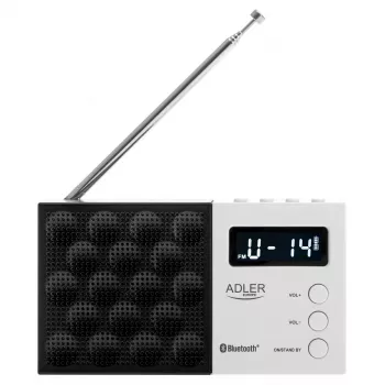 Digitálne rádio Adler AD 1908 PLL AM/FM s budíkom