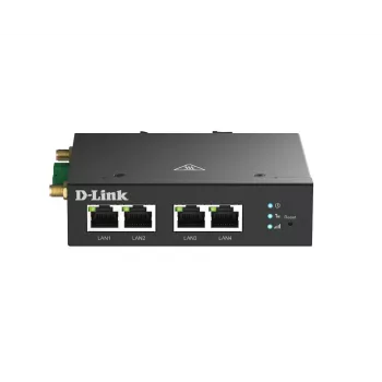 Mobilný router D-Link DWM-314-T 4G LTE VPN čierny montáž na lištu