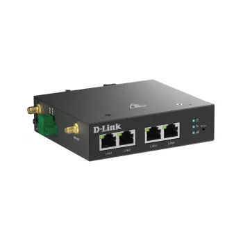 Mobilný router D-Link DWM-314-T 4G LTE VPN čierny montáž na lištu