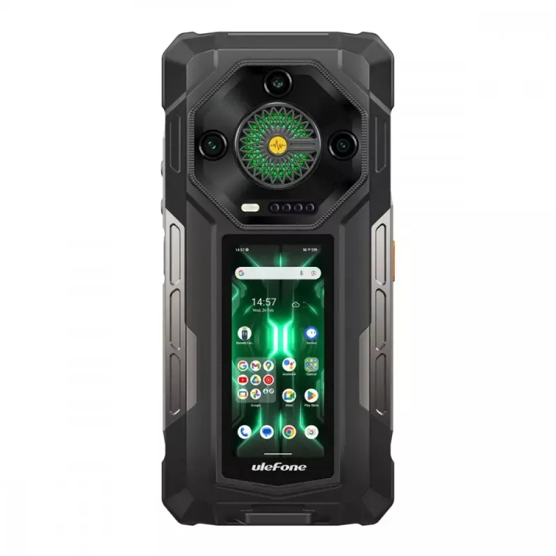 Smartfón Ulefone Armor 33 Pro 5G, 6,95 palca, 16 GB / 512 GB, 25500 mAh, Android 14, čierny
